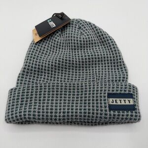 Jetty Rudder Beanie Teal Knit Winter Hat New With Tags